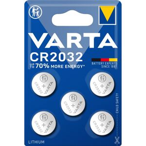 Varta CR2032 3V Lithium Batteries 5-Pack 6032101415