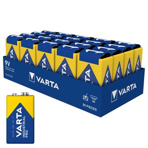 Varta Industrial Pro Alkaline 9V 4022 6LR61 Batteries (Box of 20) PP3