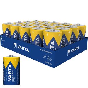 Varta Industrial Pro Alkaline D 4020 Batteries (Box of 20) LR20