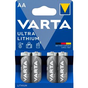 Varta Ultra Lithium AA Batteries 1.5V L91 6106 4-Pack