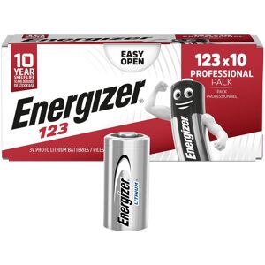 Energizer 123 CR123A Lithium Batteries 10-Pack Energizer 123 CR123A Lithium Batteries 10-Pack