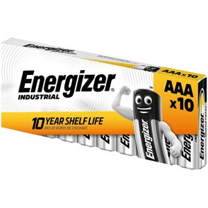 Energizer Industrial AAA LR03 Alkaline Batteries (Box of 10) Energizer Industrial AAA LR03 Alkaline Batteries (Box of 10)