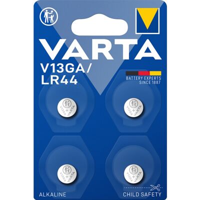 Varta LR44 - Household Battery - 4 Pack Varta LR44 - Household Battery - 4 Pack