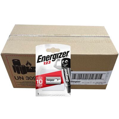 Box of 60 Energizer CR123A Lithium Batteries Box of 60 Energizer CR123A Lithium Batteries
