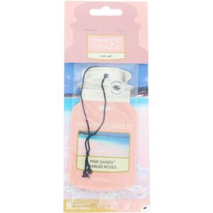 Yankee Candle Car Jar Paper car air freshener #Pink Sands 1 unit Yankee Candle Car Jar Paper car air freshener #Pink Sands 1 unit