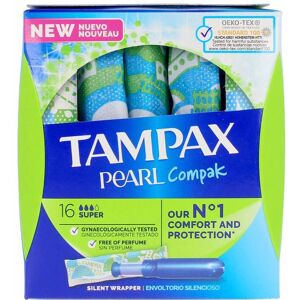 Tampax Pearl Compak tampón super 16 u Tampax Pearl Compak tampón super 16 u