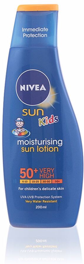 Nivea Sun Niños protector hidratante waterproof SPF50+ 200 ml