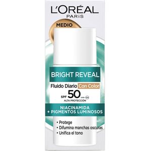 L'Oréal París Bright Reveal Niacinamida fluido diario SPF50 #medio L'Oréal París Bright Reveal Niacinamida fluido diario SPF50 #medio