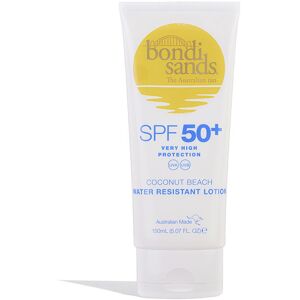 Bondi Sands SPF50+ water resistant 4hrs coconut beach sunscreen lotion 150 ml Bondi Sands SPF50+ water resistant 4hrs coconut beach sunscreen lotion 150 ml