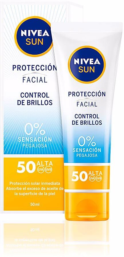 Nivea Sun Facial control de brillos SPF50 50 ml
