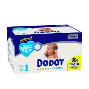 Dodot Sensitive Rn size 1 nappies 2-5 kg 80 u