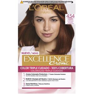 L'Oréal París Excellence Creme tinte #4,54 castaño caoba cobrizo