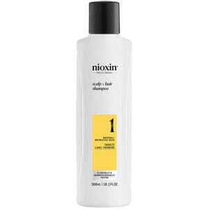 Nioxin System 1 Shampoo - Natural Hair - Mild Weakening - 300 Ml Nioxin System 1 Shampoo - Natural Hair - Mild Weakening - 300 Ml