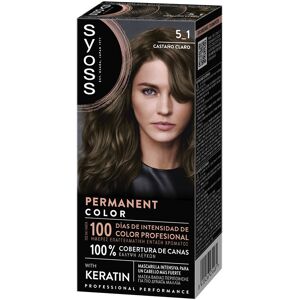 Syoss Permanent Color #5.1-Castaño Claro Syoss Permanent Color #5.1-Castaño Claro