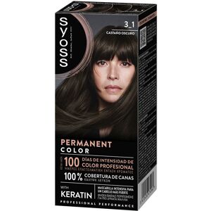 Syoss Permanent Color #3.1-Castaño Oscuro Syoss Permanent Color #3.1-Castaño Oscuro
