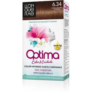 Llongueras Optima hair colour #6.34-golden deep blond Llongueras Optima hair colour #6.34-golden deep blond
