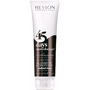 Revlon 45 Days 2in1 shampoo & conditioner for radiant darks 275 ml Revlon 45 Days 2in1 shampoo & conditioner for radiant darks 275 ml