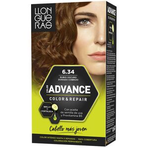 Llongueras Color Advance #6,34-rubio oscuro dorado cobrizo Llongueras Color Advance #6,34-rubio oscuro dorado cobrizo