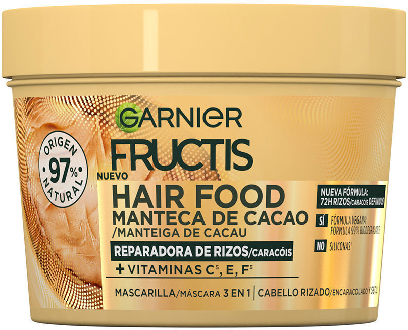 Garnier Fructis Hair Food Cocoa Butter nourished curl mask 390 ml