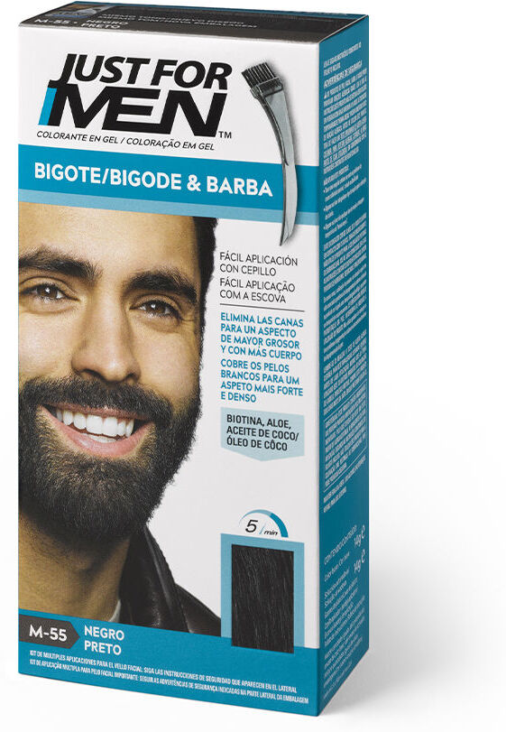 Just for Men Colorant in gel for mustache, beard and sideburns #black