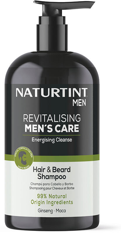 Naturtint Revitalising MEN’S Care Hair and Beard Shampoo Energizing Cleansing