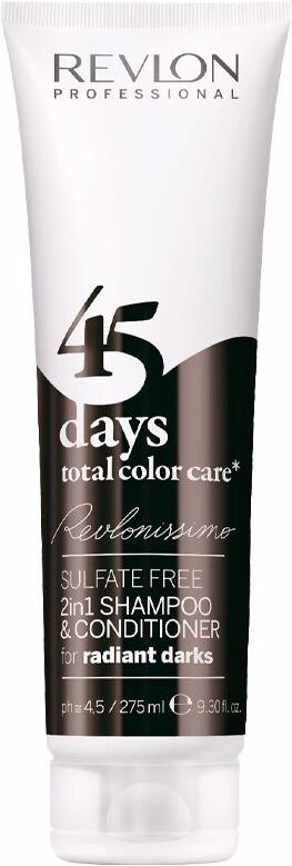Revlon 45 Days 2in1 shampoo & conditioner for radiant darks 275 ml