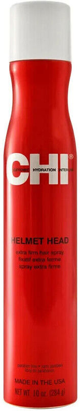 Farouk Chi Helmet Head extra firm hair spray 10 oz