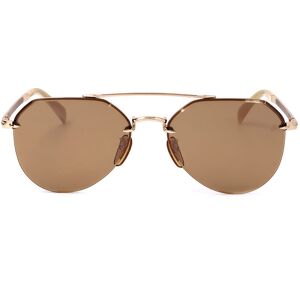 David Beckham Gafas 1090/G/S #gold beige horn 145 mm