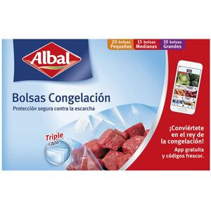 Albal Freezer Bags 3 Sizes triple layer 45 u