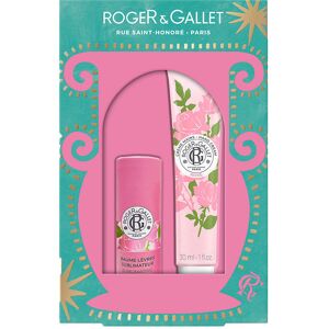 Roger & Gallet Rose Lip Balm + Hand Cream Set 2 pcs Roger & Gallet Rose Lip Balm + Hand Cream Set 2 pcs