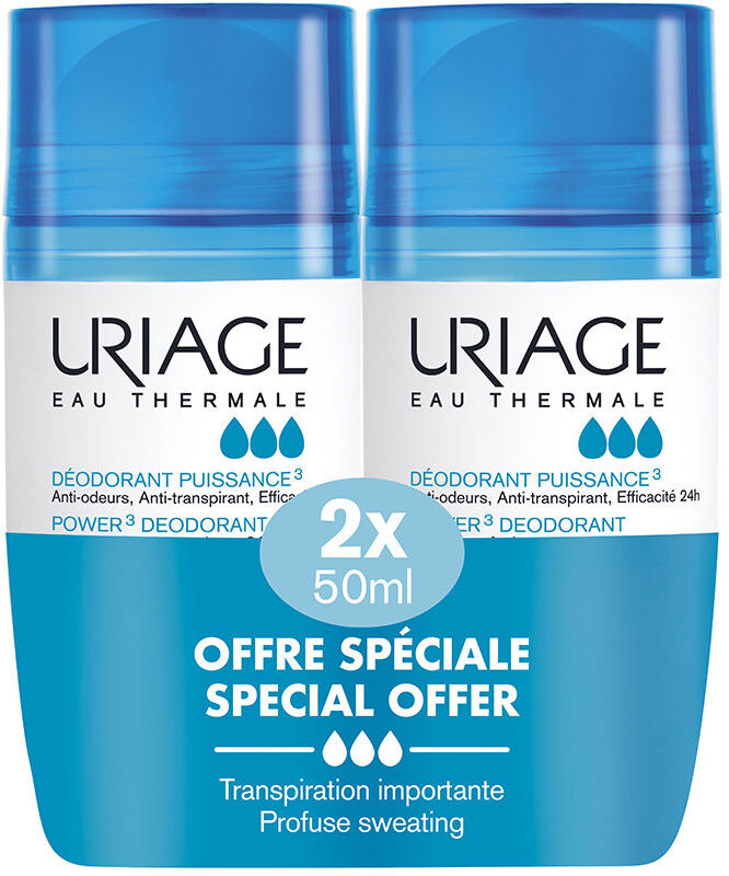 Uriage Triactive roll-on deodorant duo 2 x 50 gr