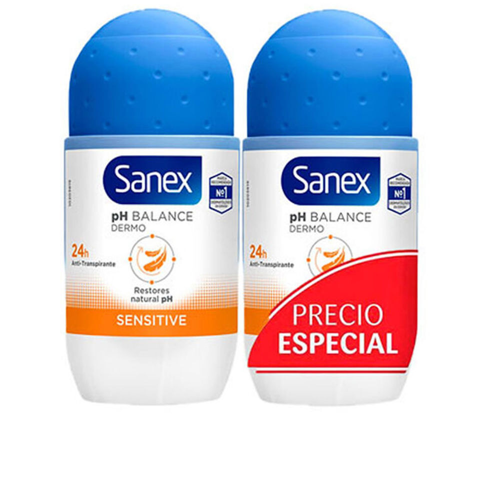 Sanex Dermo Sensitive roll-on deodorant duo 2 x 50 ml