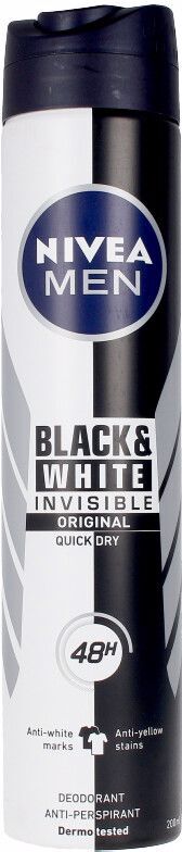 Nivea Men Black & White Invisible deodorant spray 200 ml