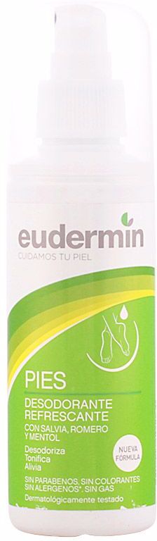 Eudermin Pies deodorant refrescante spray 125 ml