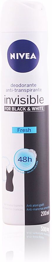 Nivea Black & White Invisible Fresh deodorant spray 200 ml