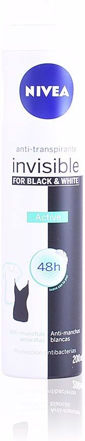 Nivea Black & White Invisible Active deodorant spray 200 ml