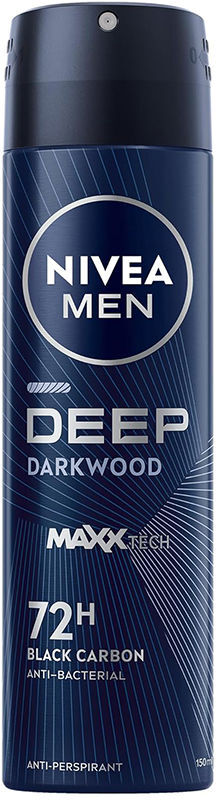 Nivea Men Deep Black Carbon deo spray 150 ml
