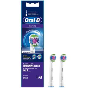 Oral-B 3D White Whitening Clean cabezales 2 pz Oral-B 3D White Whitening Clean cabezales 2 pz