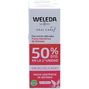 Weleda Oral Care pasta dentífrica ratania promo 2 x 75 ml