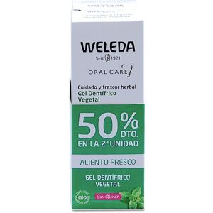 Weleda Oral Care vegetable toothpaste gel pack 2 x 75 ml