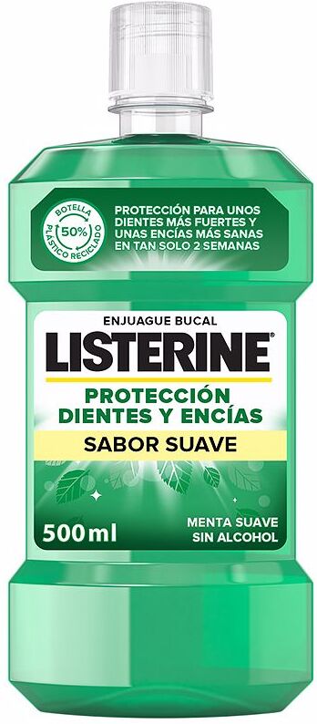 Listerine Teeth & Gums Zero % mouthwash inflamed gums 500 ml