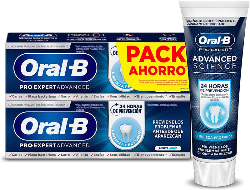 Oral-B PRO-EXPERT Advanced Deep Cleaning toothpaste 2 x 75 ml