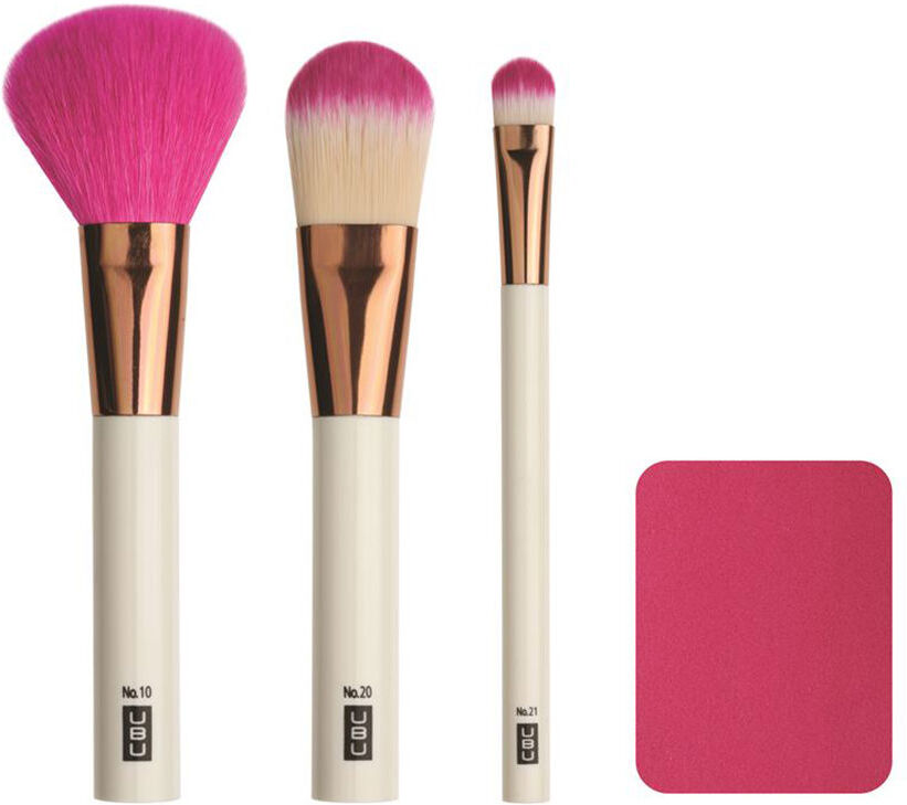 Ubu - Urban Beauty Limited Face On Makeup Brush Kit Lot 4 pcs