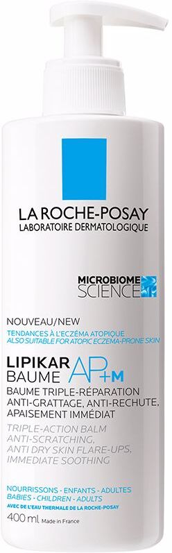 La Roche Posay Lipikar Baume AP+M soothing anti-itch moisturizing body balm for atopic skin 400 ml