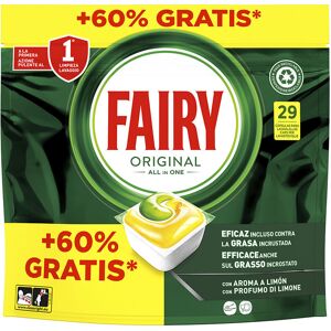 Fairy Fairy All In 1 Lemon Dishwasher 29 Capsules Fairy Fairy All In 1 Lemon Dishwasher 29 Capsules