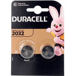 Duracell Button Lithium 3V 2032 DL/CR2032 batteries pack x 2 u