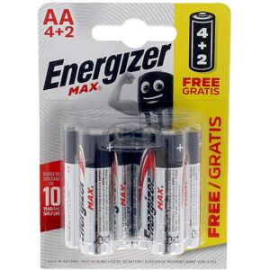 Energizer Max Power LR06 Aa batteries pack x 6 u