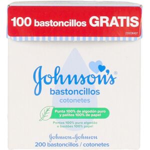 Johnson's Baby Baby Bastoncillos algodón 100% - palitos papel 200 u