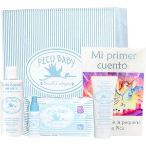 Picu Baby Infantil Caja Rayas Azul New set 5 pz