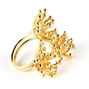 Shabama Deyá Flower ring #gold glitter 1 u